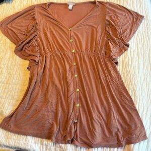 Mauve Maternity Blouse